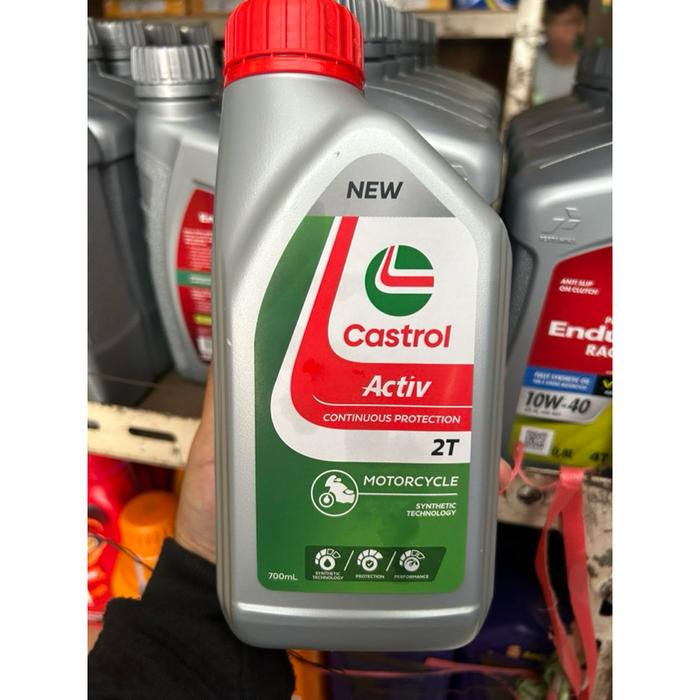 Oli Samping Castrol Activ 2T Low Smoke 700Ml
