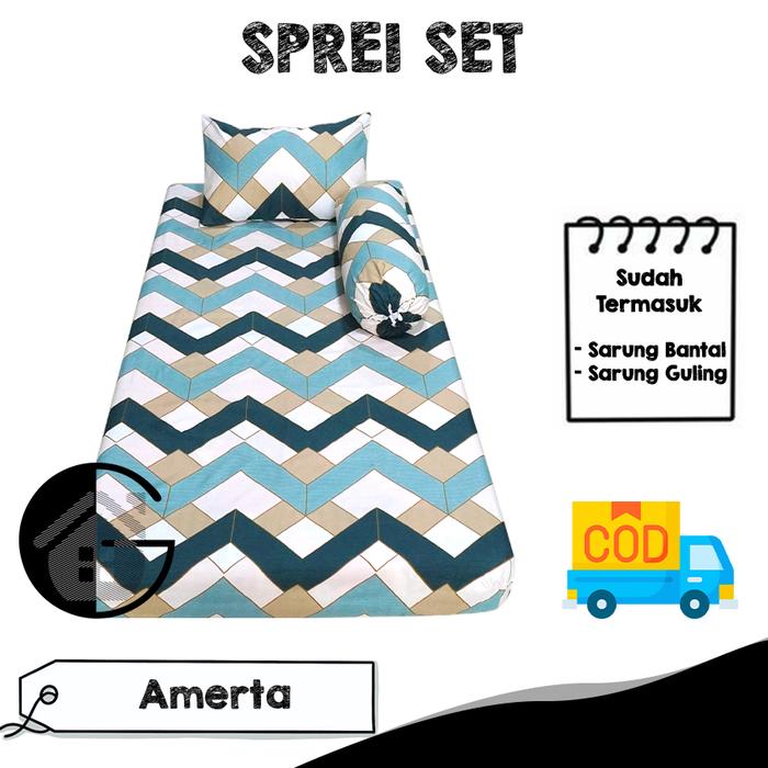 Sprei 90x200 Sprei Single - Sudut Karet