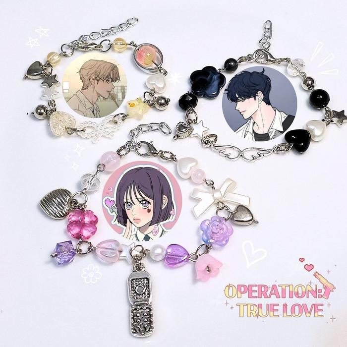 BEADS BRACELET | Operation: True Love Inspired Bracelet | GELANG MANHWA WEBTOON GELANG MANIK BESTIE 