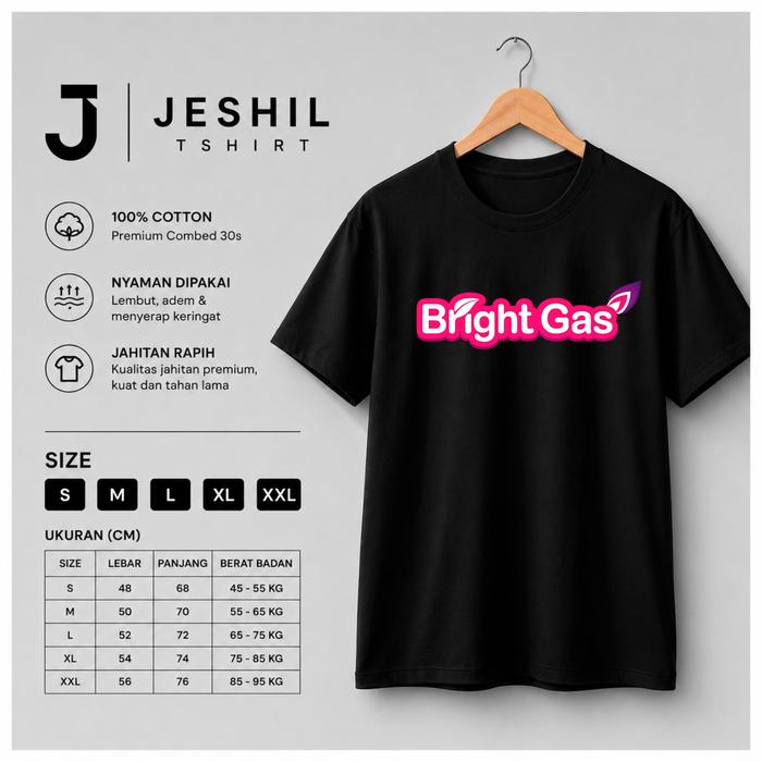 Kaos Distro Tshirt Premium Bright Gas Dewasa Its Worth / Kaos Distro Premium By Jeshile T-Shisrt