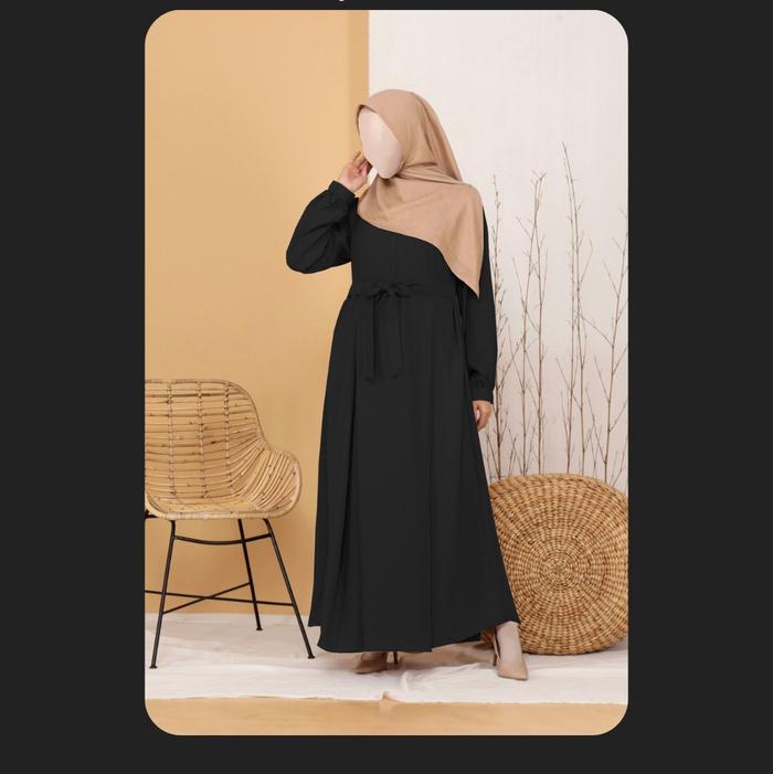 Marwa Dress by azhar gallery | gamis wolfis | gamis rok lebar | gamis busui