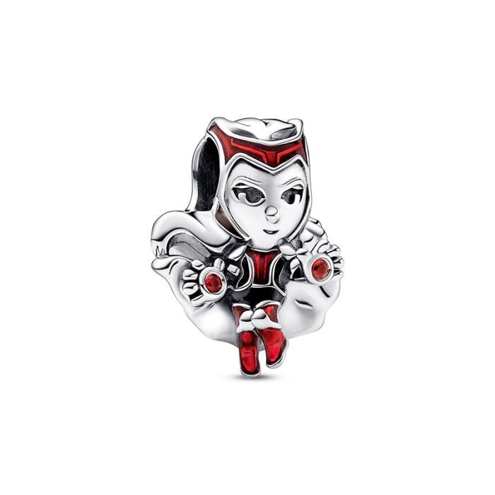 Miniso Marvel Scarlet Witch Charm Beads Fit 3Mm Original Bracelet Women 925 Sterling Silver Dangle P