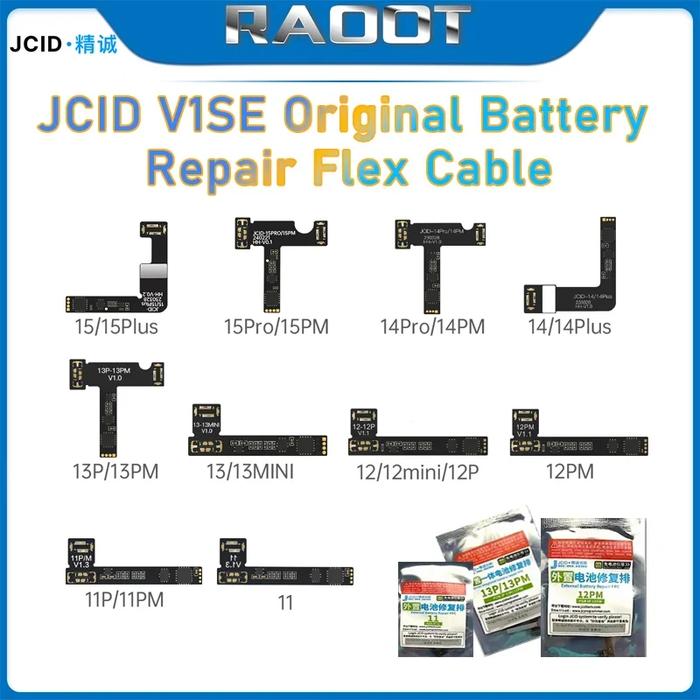 JCID JC V1SE Original Battery Repair Flex Cable Tag on Built in For iPhone 11 12 13 14 15ProMax  Bat