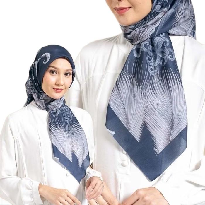 Zanine - ZA - Blossom Vice - Hijab  Kerudung Segi Empat Bahan Voal