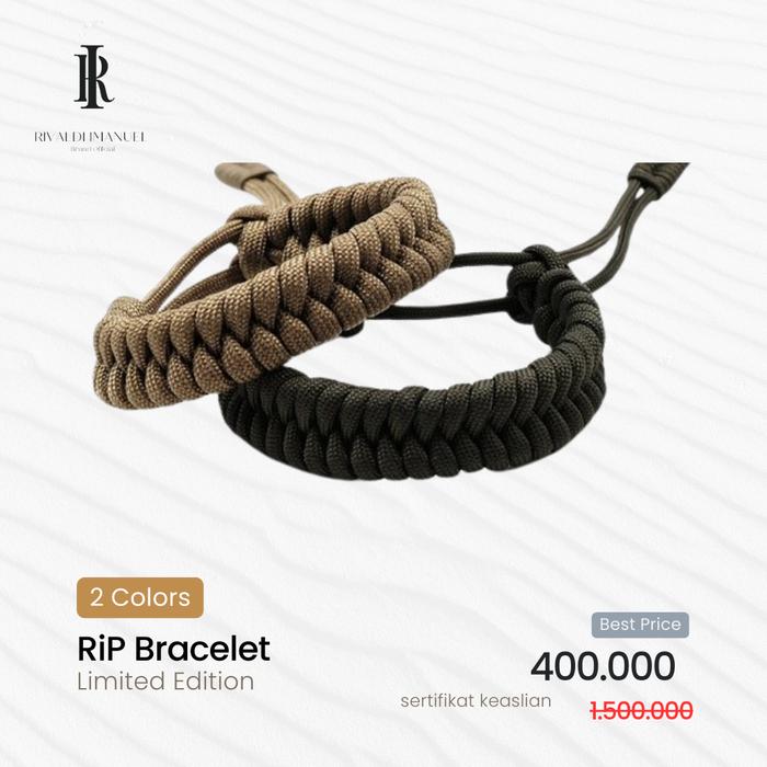 RiP Bracelet . limited edition Benang Coklat gelang  couple  ber3