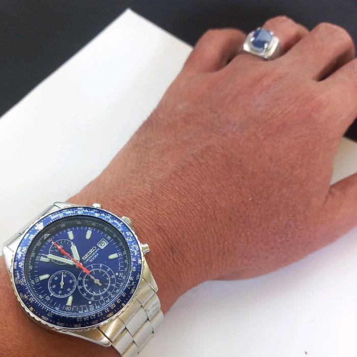 jj03403 jam tangan pria seiko chronograph 7T92-0CF0