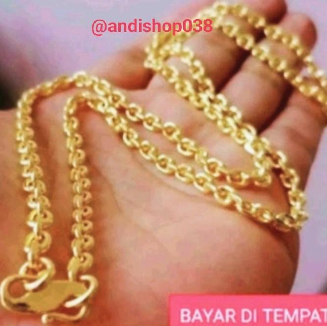 Terbaru dari @andishop038, Perhiasan wanita titanium xuping menyediakan Kalung maupun Gelang tangan 