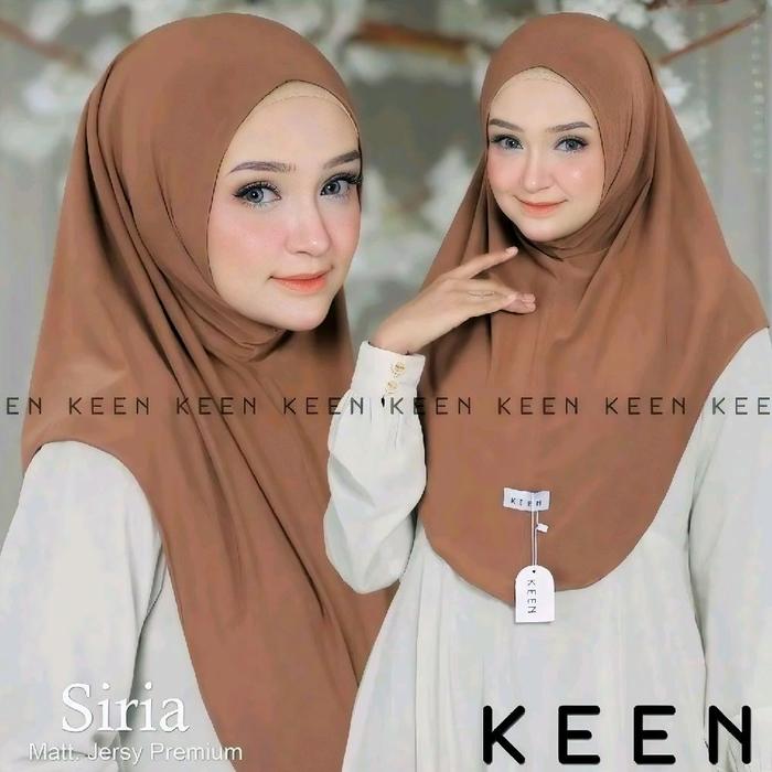 Hijab Instan Non Pet HIJAB SIRIA NON PED MATT JERSEY BY KEEN Muslim Hijab Instan Non Pet Casual Berg