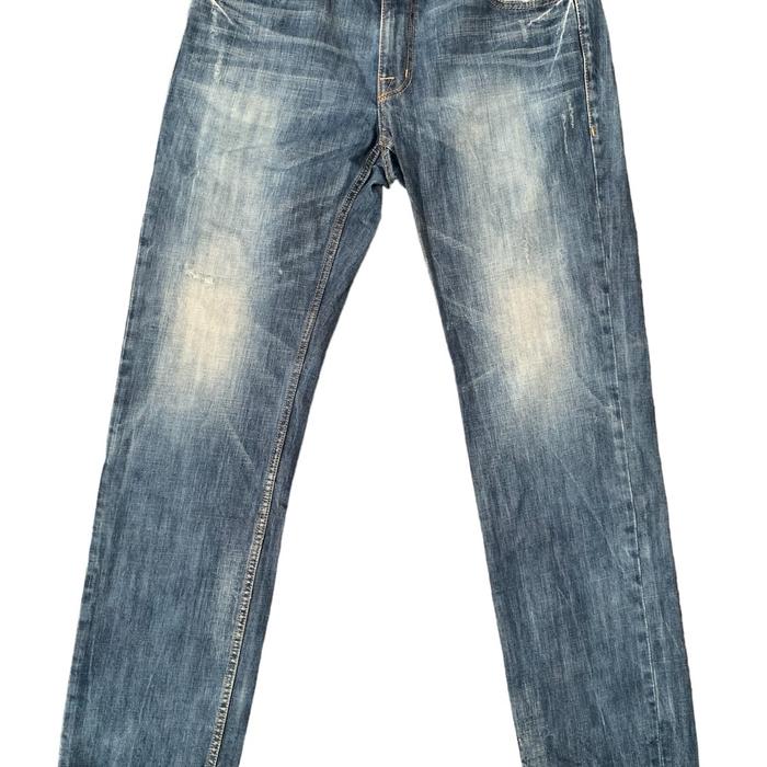 CELANA JEANS FADING FUBU PANJANG —— PRIA