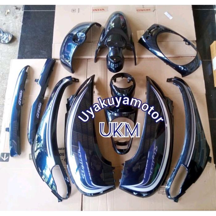 full body halus scoopy fi 2013-2016 navi biru
