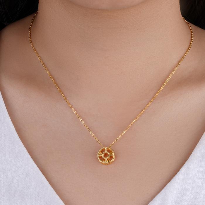 ADELLE JEWELLERY 24K - MY GOLDEN POETRY GOLD NECKLACE -  KALUNG EMAS 24 KARAT