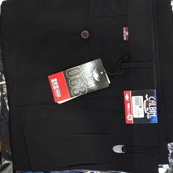 Celana Pria Bahan Calbin Formal , Celana Kantor Pria , Calbin Twiss