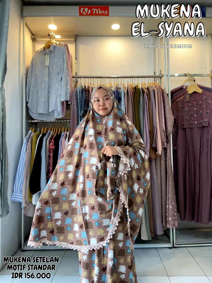 ELSYANA MUKENA SETELAN MOTIF / MUKENA RAYON MOTIF / MUKENA SETELAN MOTIF / MUKENA SETELAN RAYON MOTI