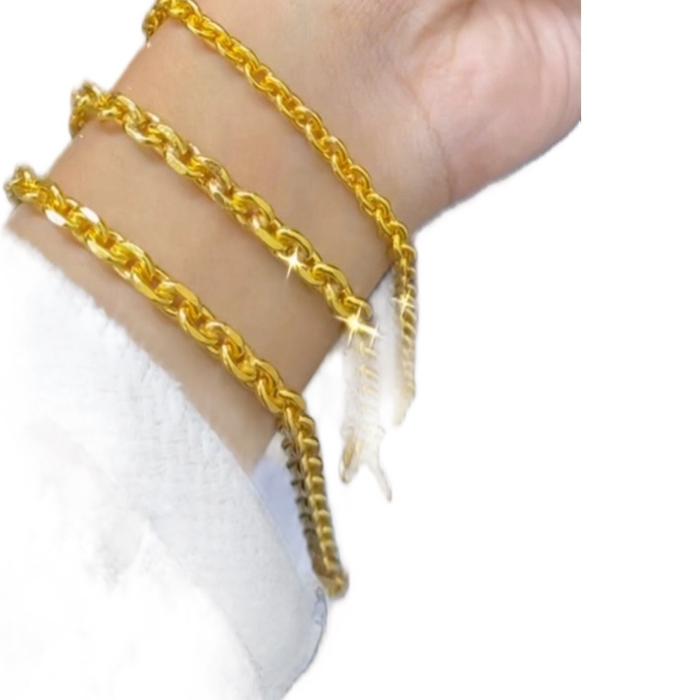 Gelang emas99 lapis belitung