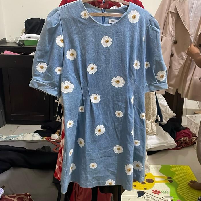 Thrifttnation, preloved pribadi pematangsiantar, atasan, bawahan wanita Baju Outer Linen Oversize Ce