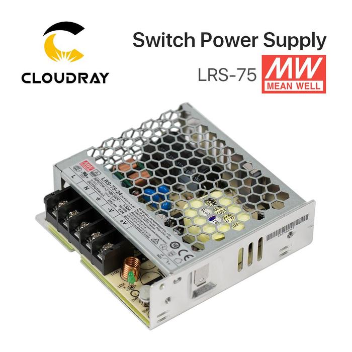 Meanwell LRS-75 Switching Power Supply 12V 6A / 24V 3.2A 75W Original