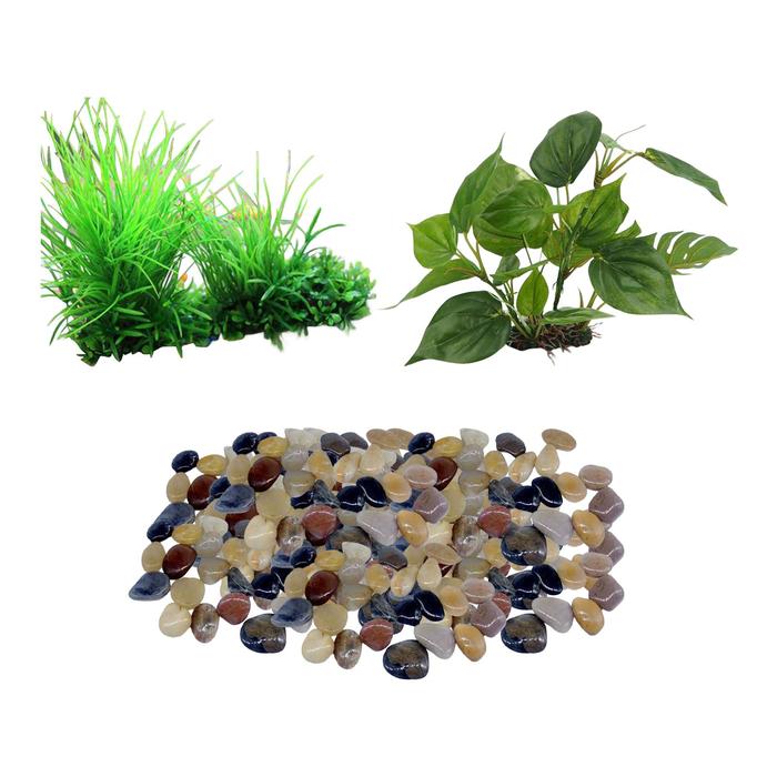Aquarium Decorations DIY Landscape Lifelike Aquarium Plants Fish Tank