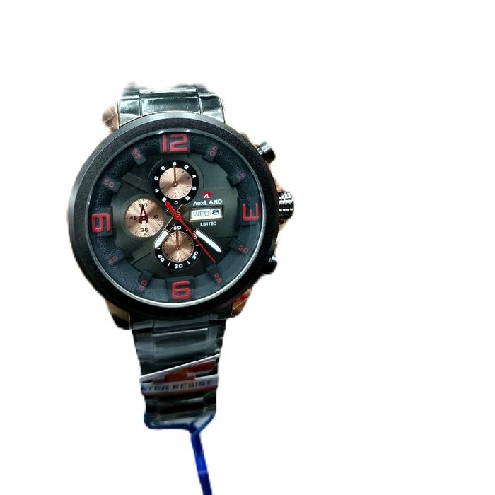 Jam Tangan Auxland Original Keren Ada Tanggal Dan Hari' Aktif Rantai Padat Terbaik Puas Makai Murah 