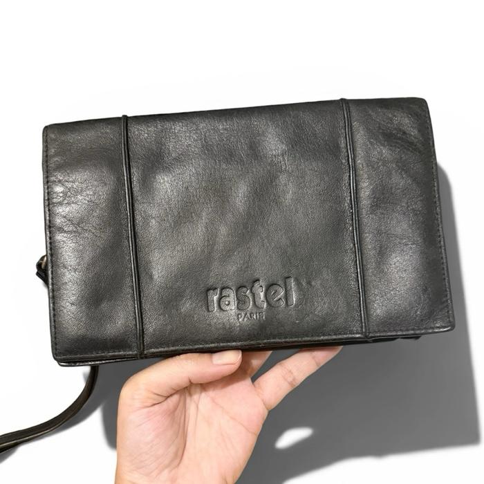 Clutch Dompet kulit asli Rastel Vintage
