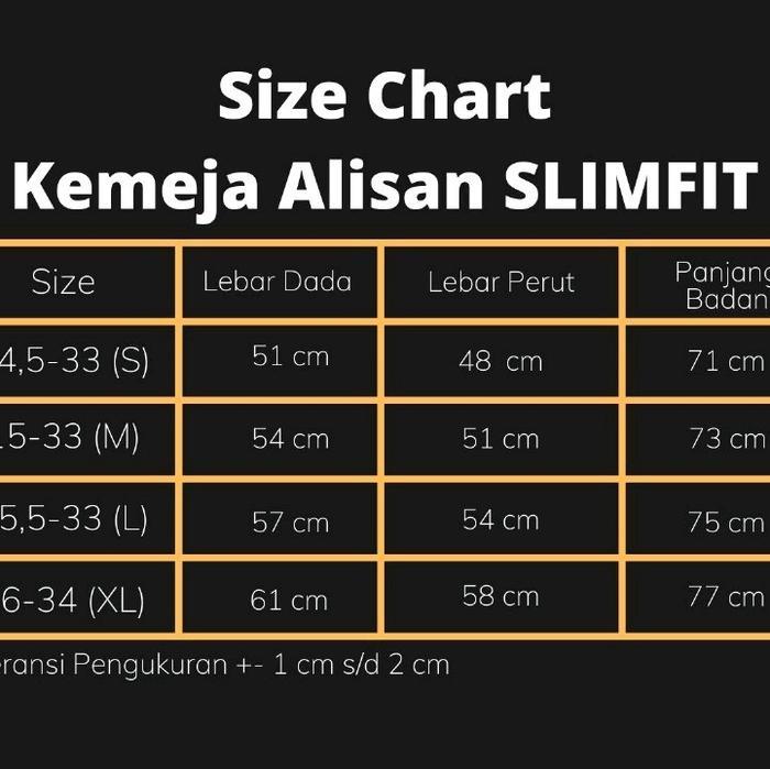 Kemeja Pria Alisan Krah Koko SLIMFIT Lengan Panjang