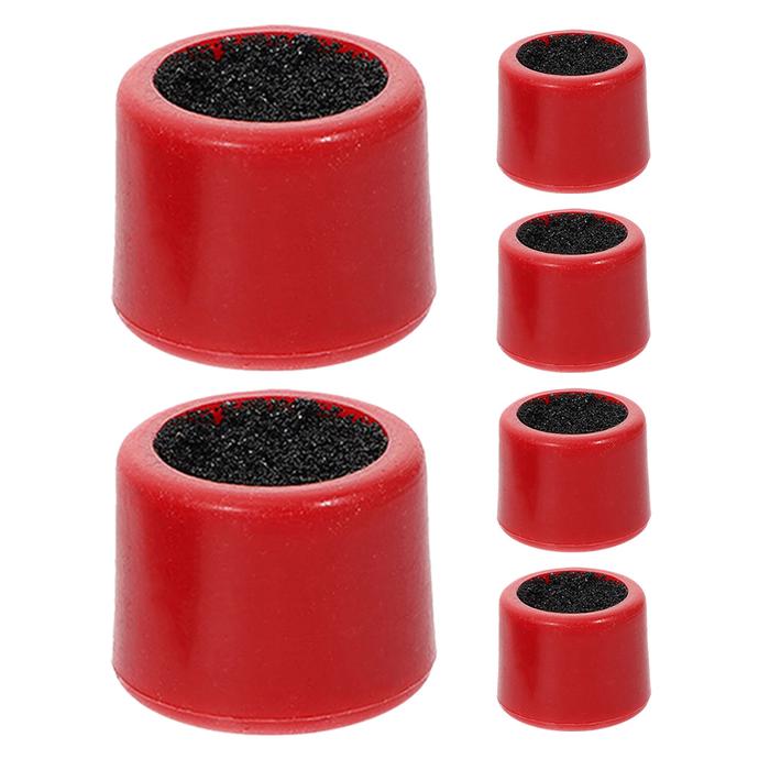 6Pcs Pool Cue Tip Shaper Plastic Trimmer Cue Tip Burnisher Cue Tip
