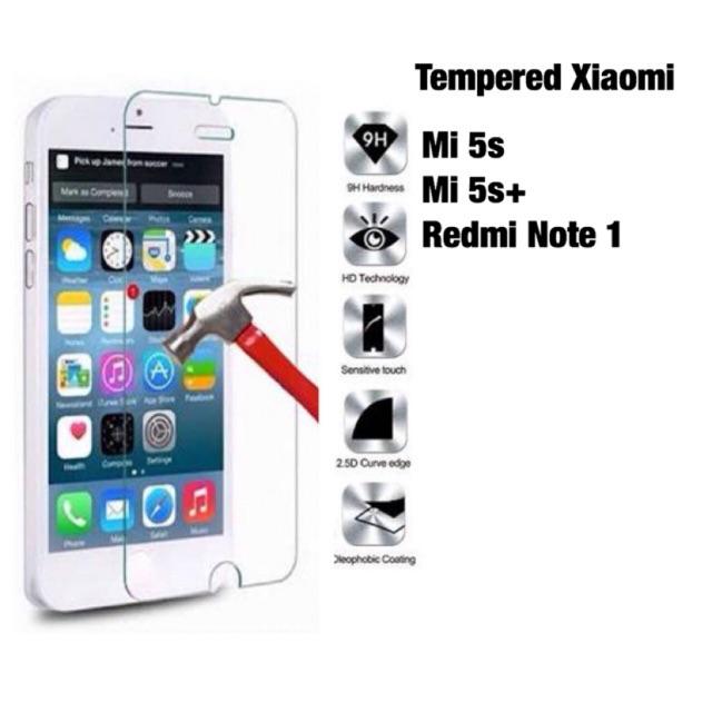 Tempered glass Xiaomi Mi 5s/Mi5s plus/Redmi note 1