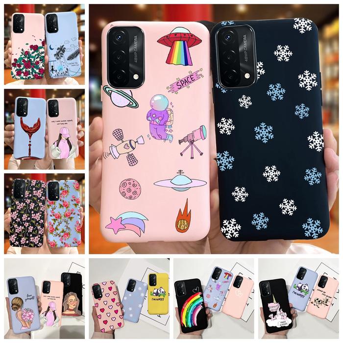 For Oppo A74 Case Oppo A74 CHP2219 4G Phone Case Silicone Cute