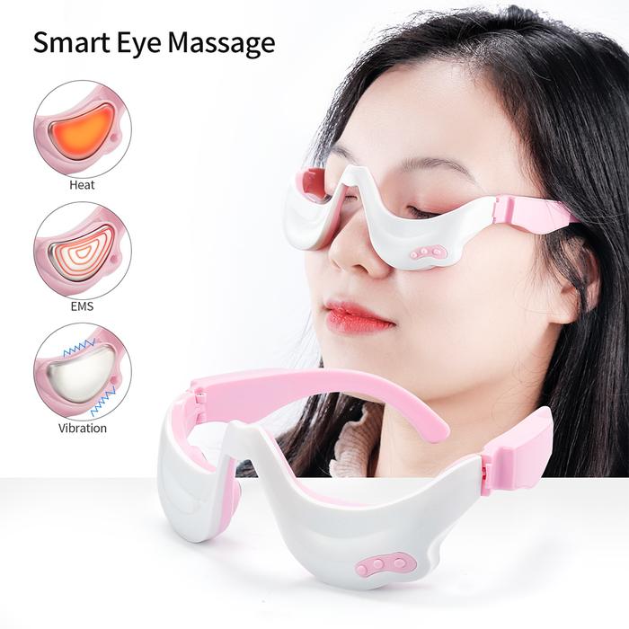 Electric Eyes Vibration Massager Mask EMS Warm Compress Eye