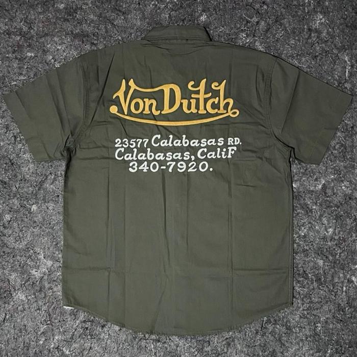 Workshirt Von Dutch 1783 Army Green Original 100%