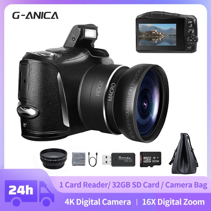 G-Anica 4K Digital Camera Ultra 48MP Camera Vlogging Camera with Wide