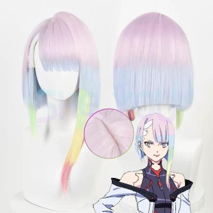 Anime Cyberpunk Edgerunners Lucy Cosplay Wig Cyberpunk: Edgerunners
