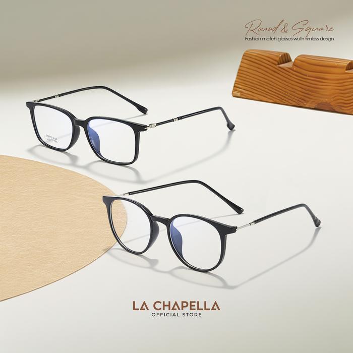 La Chapella Frame Kacamata Photocromic Minus Lensa Anti Radiasi Anti Blueray Bluecromic Pria Wanita 