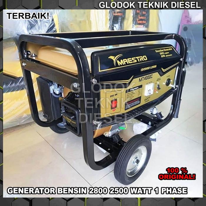 Maestro Genset Generator Bensin 2800 2500 Watt MT 4000 C MT4000C ORIGINAL TERBAIK