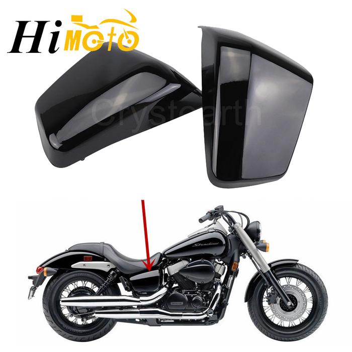 Motorcycle Battery Side Covers Fairing Guard For Honda Shadow Aero