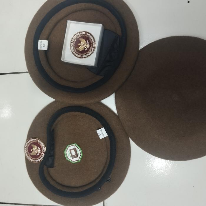 Baret Original Merk Camel untuk KEMHAN/ Topi Baret PNS KEMHAN PNS TNI PPPK /P3K BEST PRICE