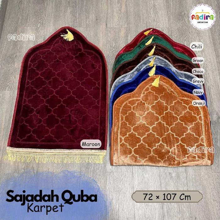 Sajadah Quba/Sajadah Karpet/Sajadah Busa/Sajadah Lembur/Sajadah Bulu/Sajadah karpet