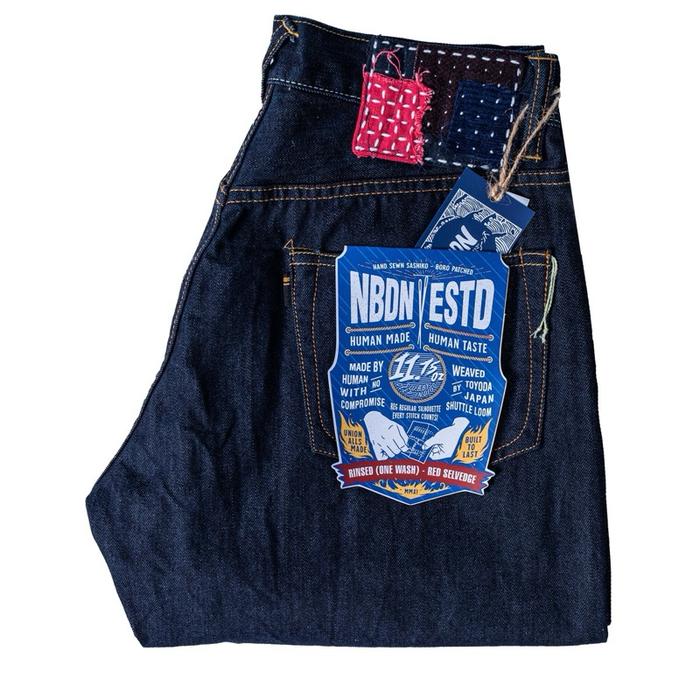 NBDN ESTD 012 Rinsed - 11.75oz One Wash Regular