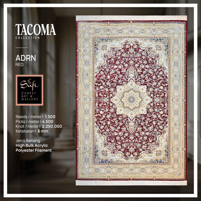 Karpet Lantai Persian Iran Premium Klasik Tacoma ADRN 200x300 Cm