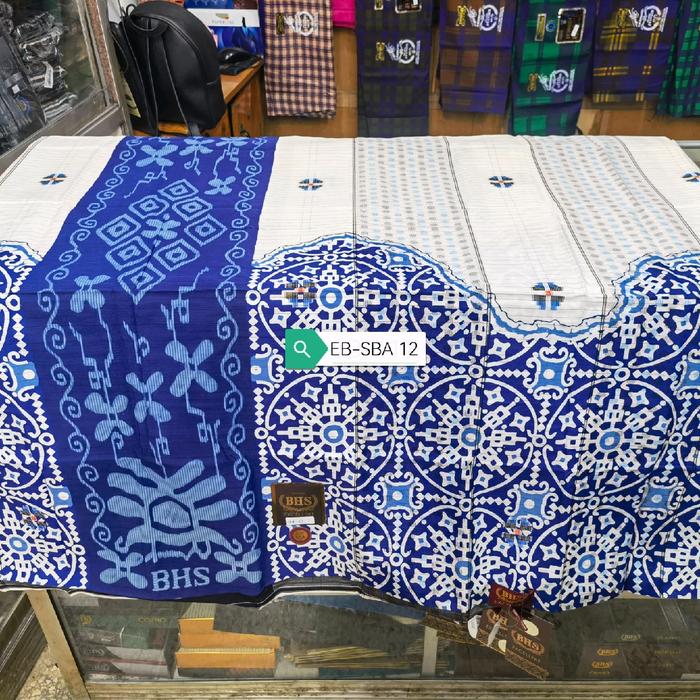 BISA COD - SARUNG BHS EXCELLENT GOLD BATIK SBA | SONGKET BATIK SUTRA MEWAH ELEGANT