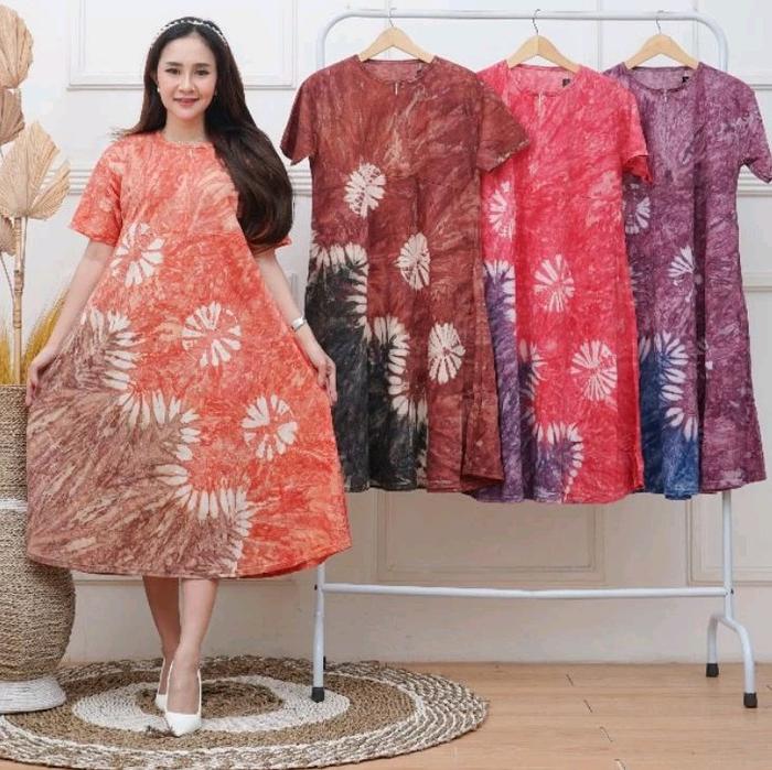 paket usaha 100 rb an dapat 3 pcs daster payung jumbo non busui
