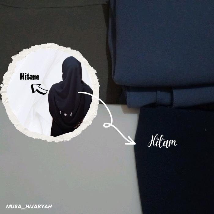 hijab oval malay bordir tulip / hijab malay setiap sudut terdapat bentuk oval / dan satu sudut terda