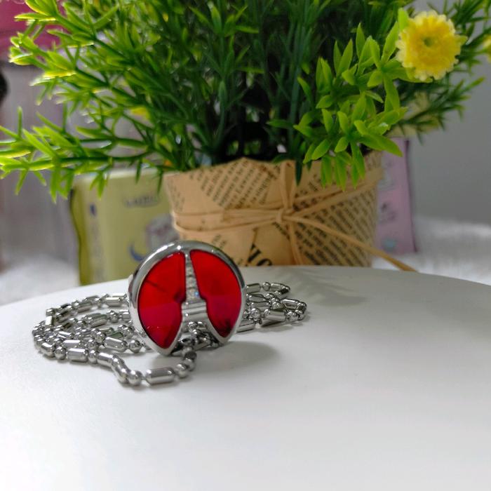 Pendant Lotus Merah Kalung Kesehatan Original MCI