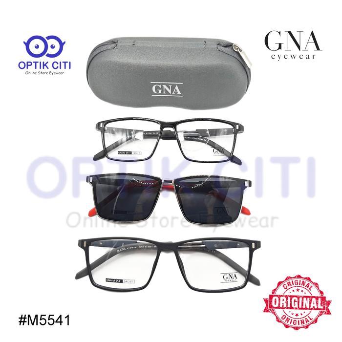 Frame Kacamata Pria Sporty Clipon Gna M5541 Original Terbaru