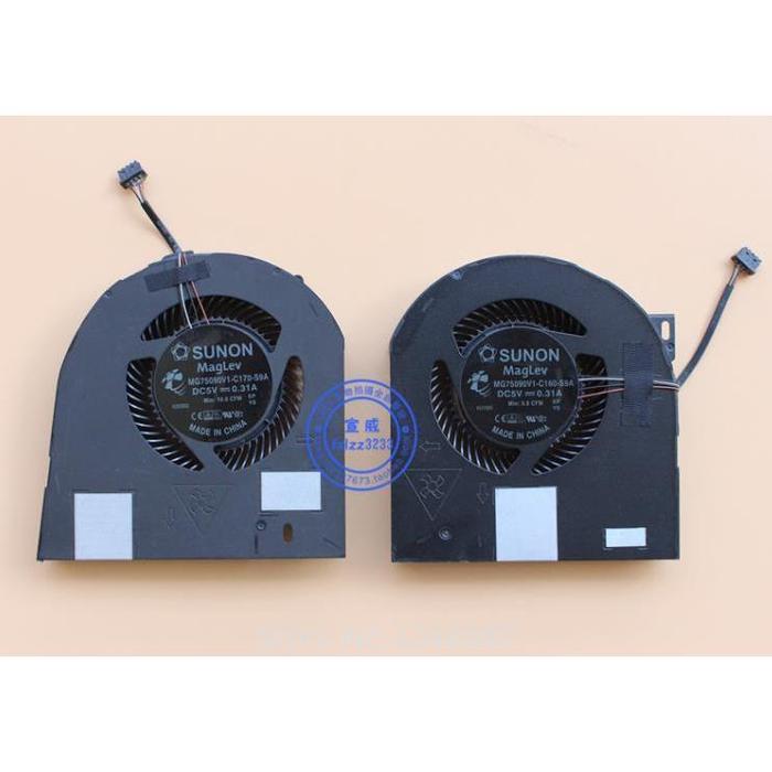 Baru CPU GPU Cooling Cooler Fan UNTUK DELL Precision 7530