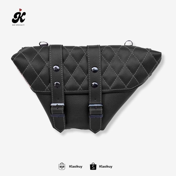 KLASIKUY - Model 04 : Tas Motor Side Bag Samping Motor Klasik Custom Japstyle
