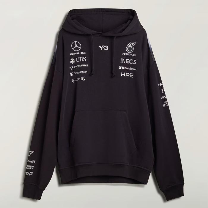 JAKET HOODIE ADIDAS Y-3 X PETRONAS MERCEDES F1 TEAM  2026 ORIGINAL