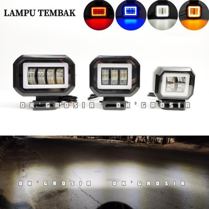 LAMPU TEMBAK SOROT MINI DAYMAKER MODEL KOTAK 2 MATA - 3 MATA- 4 MATA
