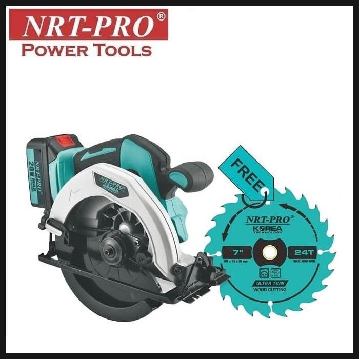 NRT-PRO CX58DC Circular Saw Cordless Brushless 7 Inch 20v