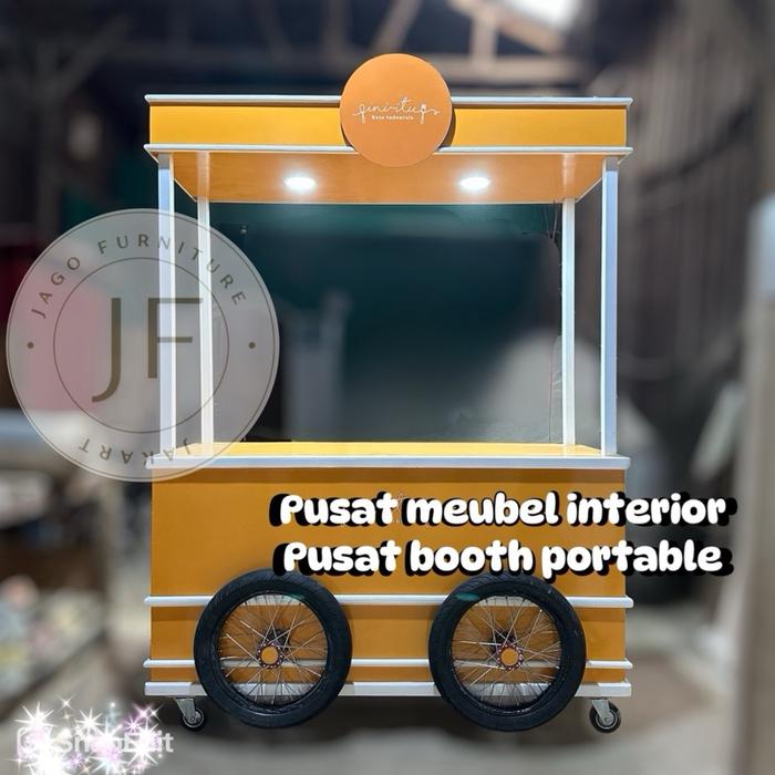Booth conteiner / booth es teh nusantara / gerobak es teh solo / Booth bazar