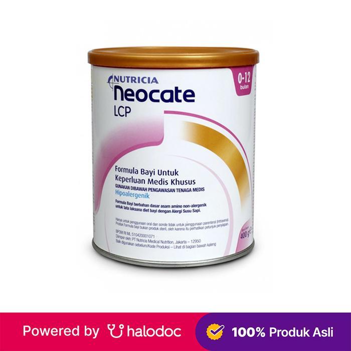 Neocate Lcp 400 G - Susu Formula Bayi Alergi Susu Sapi - Halodoc